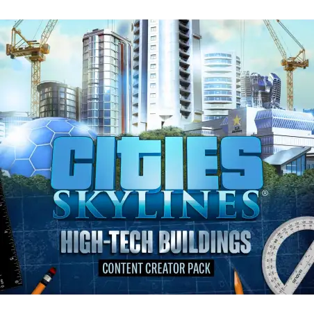 Cities: Skylines - Content Creator Pack: High-Tech Buildings DLC Steam CD Key