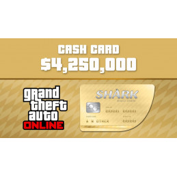 Grand Theft Auto Online - $4,250,000 The Whale Shark Cash Card PC Activation Code