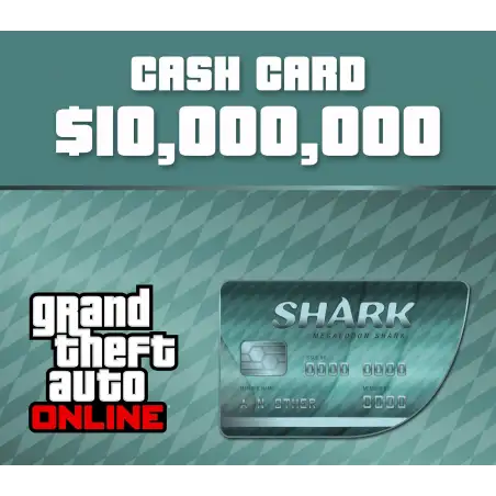 Grand Theft Auto Online - $10,000,000 Megalodon Shark Cash Card PC Activation Code