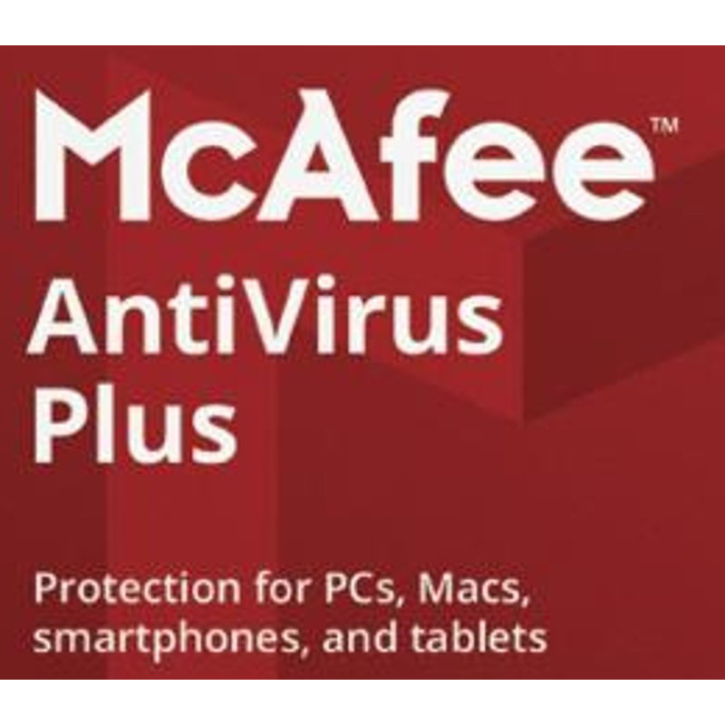 McAfee AntiVirus Plus (1 Year / 3 Devices)