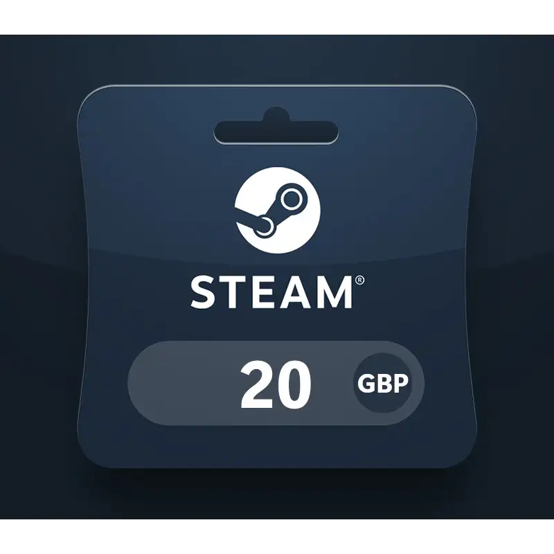Steam Wallet GBP 20 Gift Card UK 