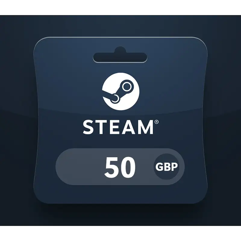 Steam Wallet GBP 50 Gift Card UK 
