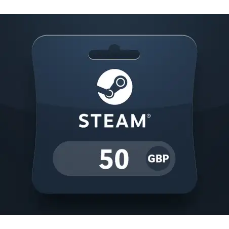 Steam Wallet GBP 50 Gift Card UK 
