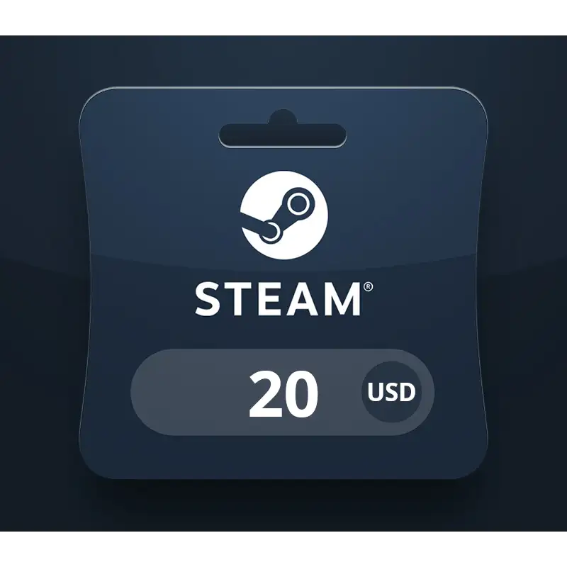 Steam Wallet USD 20 Gift Card US