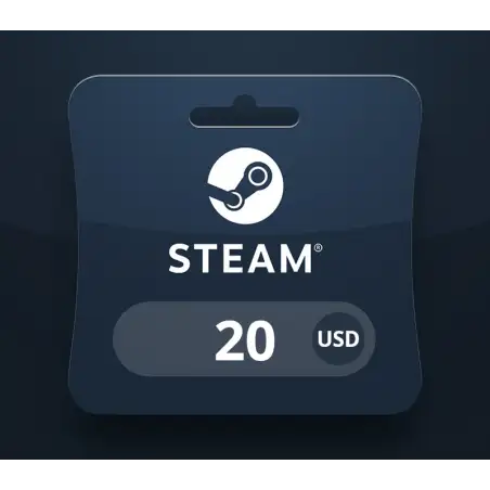 Steam Wallet USD 20 Gift Card US