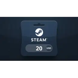 Steam Wallet USD 20 Gift Card US