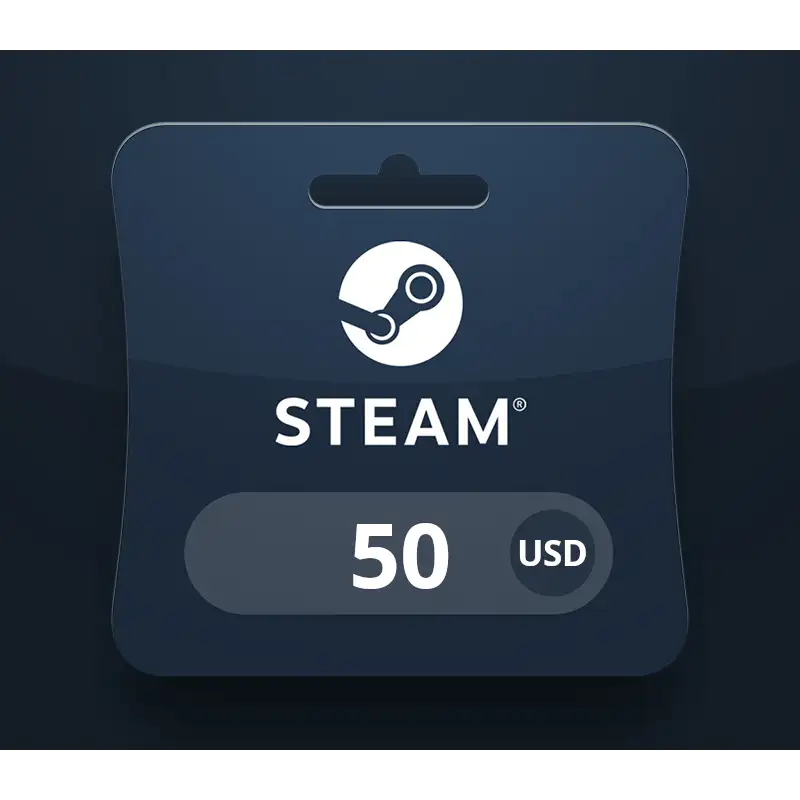 Steam Wallet USD 50 Gift Card US