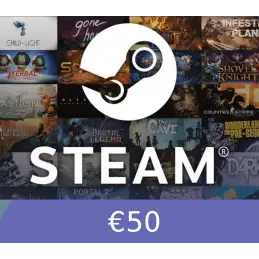 Steam Wallet Card €50 EU Activation Code