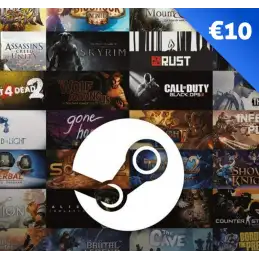 Steam Wallet Card €10 Global Activation Code