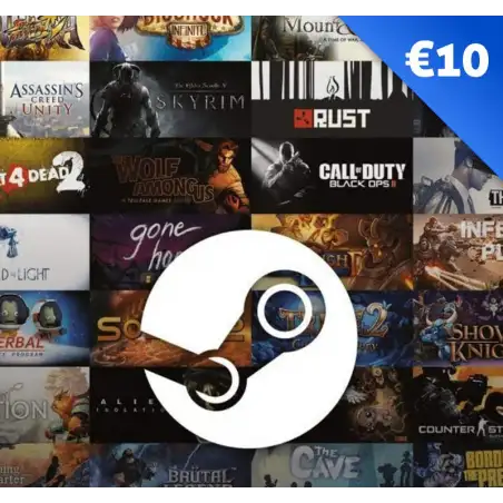 Steam Wallet Card €10 Global Activation Code