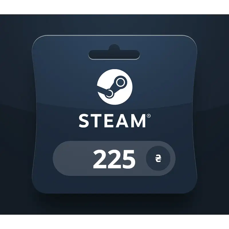 Steam Wallet UAH 225 Gift Card UA
