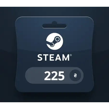 Steam Wallet UAH 225 Gift Card UA
