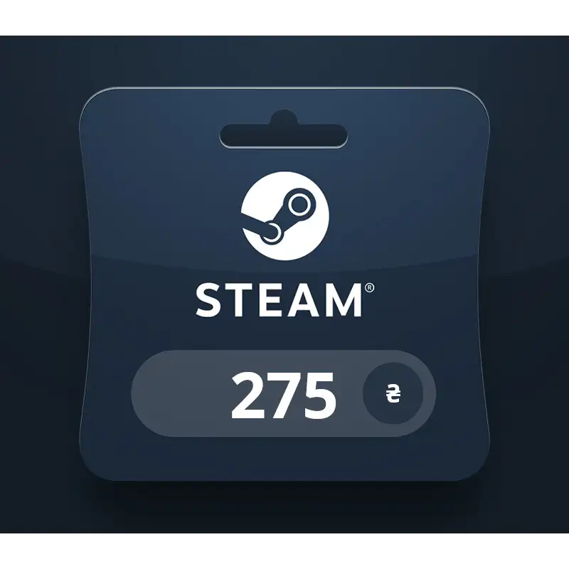 Steam Wallet UAH 275 Gift Card UA