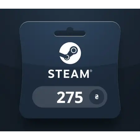 Steam Wallet UAH 275 Gift Card UA