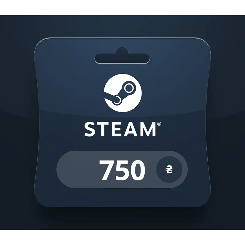 Steam Wallet UAH 750 Gift Card UA