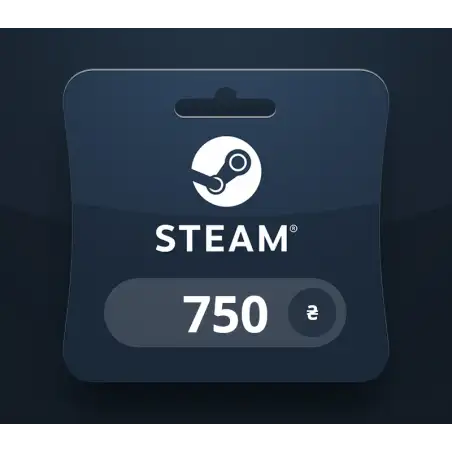 Steam Wallet UAH 750 Gift Card UA