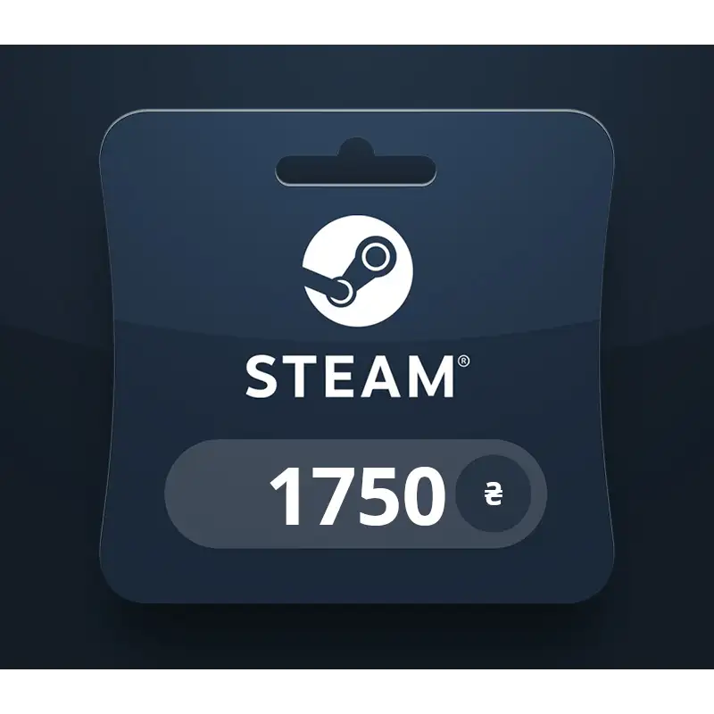 Steam Wallet UAH 1750 Gift Card UA