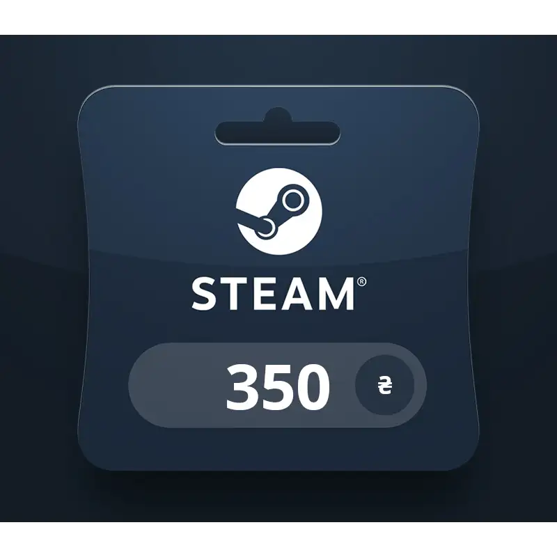 Steam Wallet UAH 350 Gift Card UA