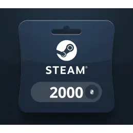 Steam Wallet UAH 2000 Gift Card UA