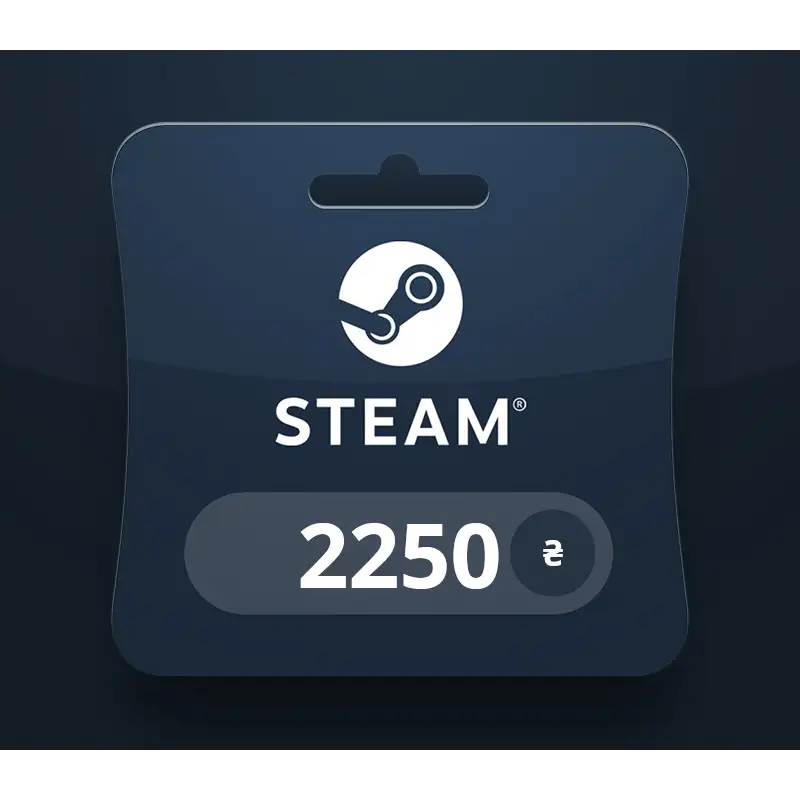 Steam Wallet UAH 2250 Gift Card UA