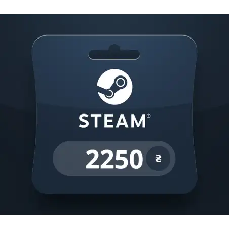 Steam Wallet UAH 2250 Gift Card UA
