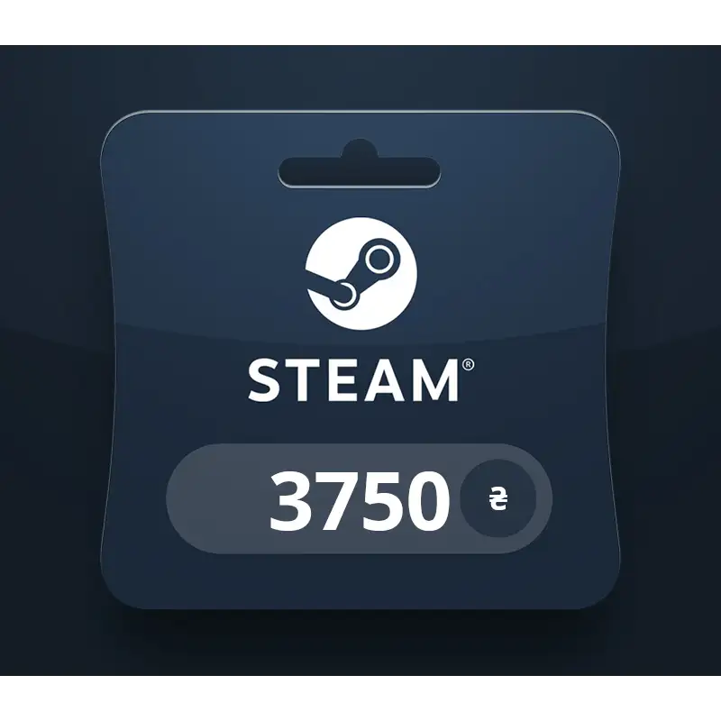 Steam Wallet UAH 3750 Gift Card UA