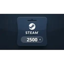Steam Wallet UAH 2500 Gift Card UA