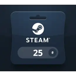 Steam Wallet UAH 25 Gift Card UA