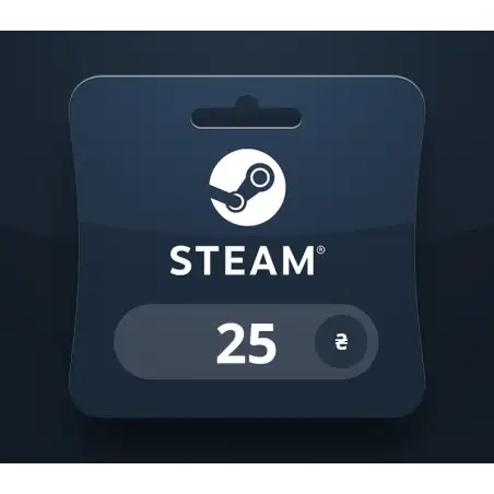 Steam Wallet UAH 25 Gift Card UA