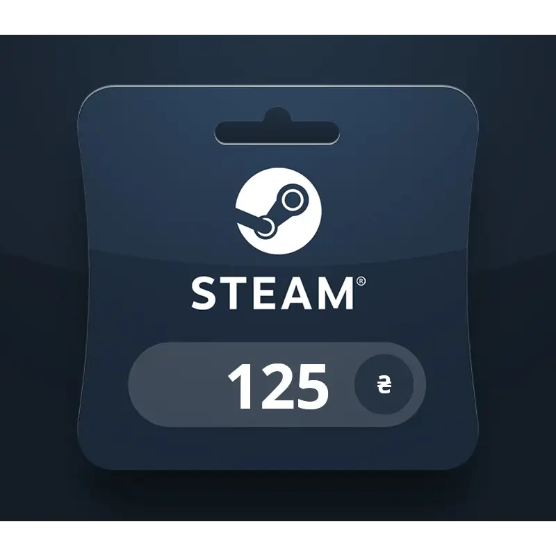 Steam Wallet UAH 125 Gift Card UA