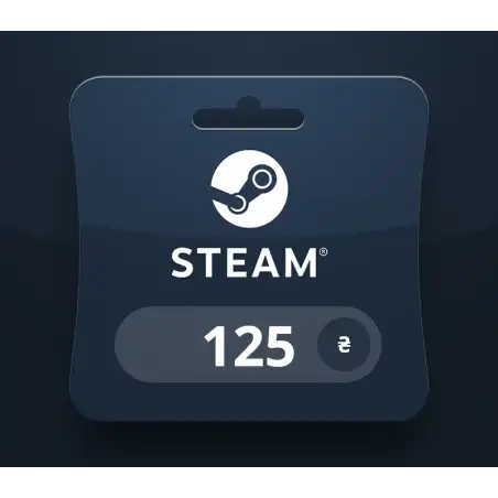 Steam Wallet UAH 125 Gift Card UA
