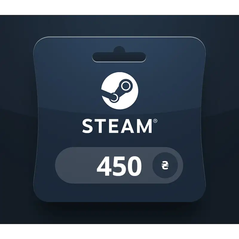 Steam Wallet UAH 450 Gift Card UA