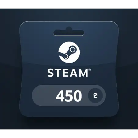 Steam Wallet UAH 450 Gift Card UA
