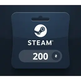 Steam Wallet UAH 200 Gift Card UA