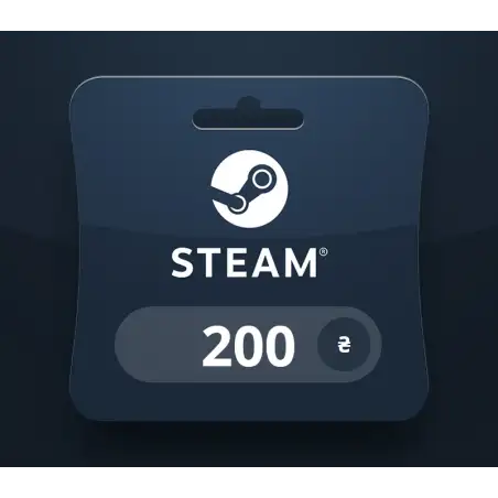 Steam Wallet UAH 200 Gift Card UA