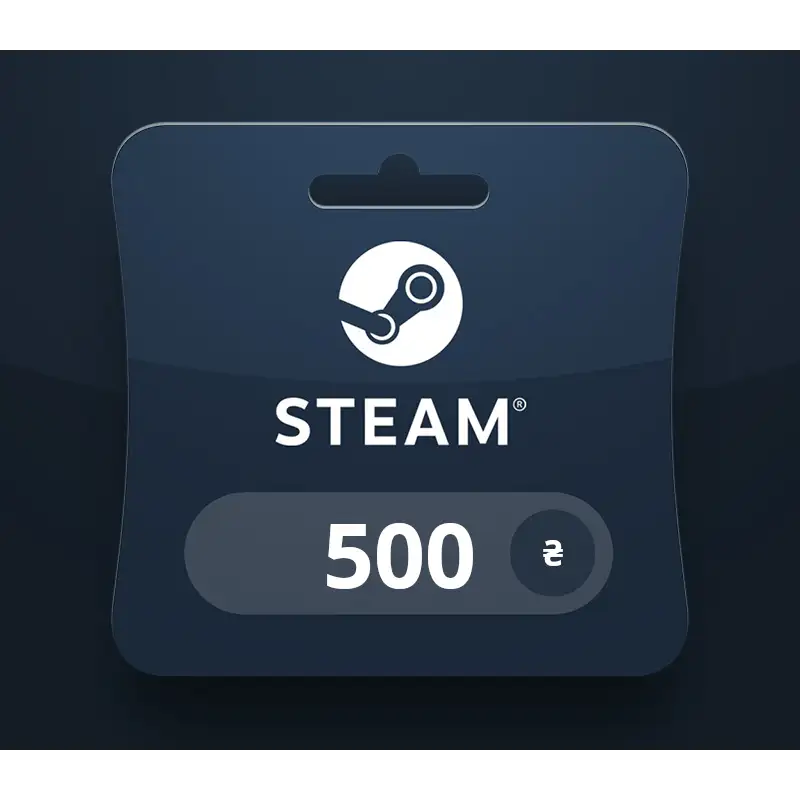 Steam Wallet UAH 500 Gift Card UA