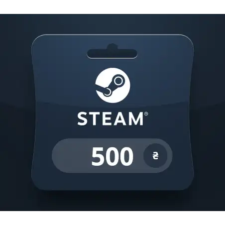 Steam Wallet UAH 500 Gift Card UA